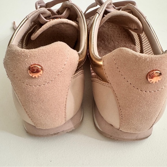 MICHAEL Michael Kors - Maggie Mesh Trainer Sneakers in Pink and Rose Gold - Picture 5 of 9